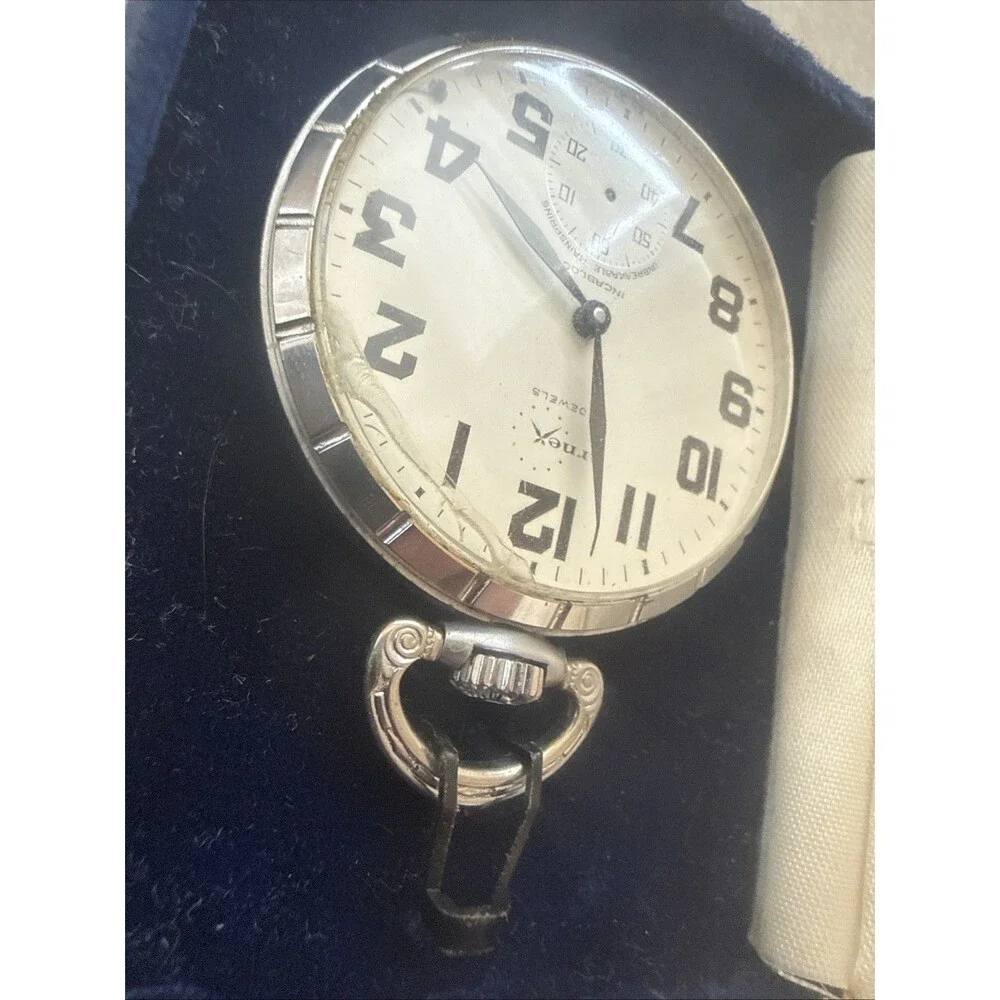 Vintage Arnex 17 Jewels Incabloc with Box Pocket Watch